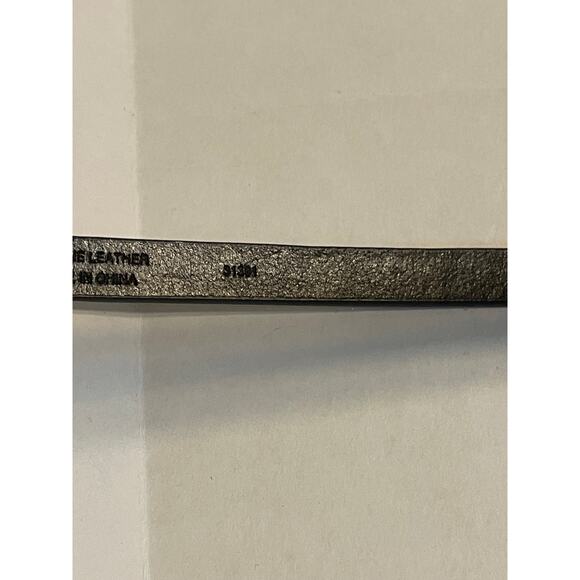 J. Crew Factory Italian Calf Hair thin Belt Small Animal Print Genuine Leather - Picture 9 of 12